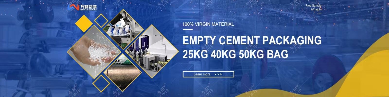 Os PP cimentam sacos