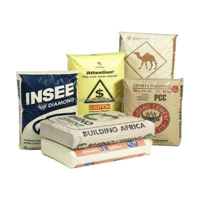 Self Closing Building Material Packaging PP Cement Bag With Valve Packing