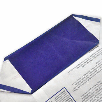 Válvula de fundo quadrada resistente à humidade sacos de cimento de PP 70gm a 100gm embalagem vazia