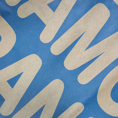 20kg Multiwall sacos de empacotamento do cimento impermeável dos sacos de papel de 3 dobras com esparadrapo