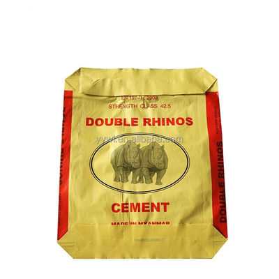 25KG 40KG 50KG PP cimentam o saco inferior do saco da válvula do bloco vazio da estrela do anúncio dos sacos