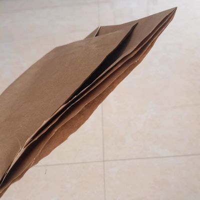 Nenhum Parche de reforço de 2 camadas Sacos de válvula de papel 90GSM para embalagens de cimento de 50 kg