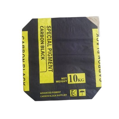 parede ISO9001 dos sacos impermeáveis do cimento do papel de embalagem de 20kg multi com esparadrapo
