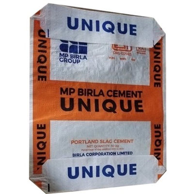 Saco inferior da válvula do cimento do saco 25KG 40KG 50KG da válvula do bloco da estrela do anúncio