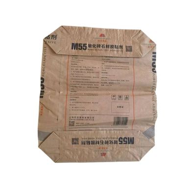 Sacos de Válvula Multicamada para Adesivo de Porcelana de 25kg