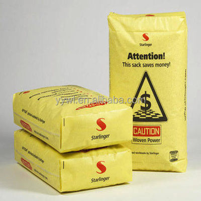 Fabricação vazia inferior de China do saco do cimento do bloco quente da válvula da venda 20KG 25KG 40KG 50KG PP