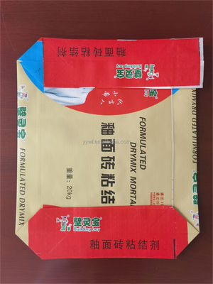 25KG 40KG 50KG imprimiu sacos tecidos BOPP obstrui o saco inferior da válvula do cimento