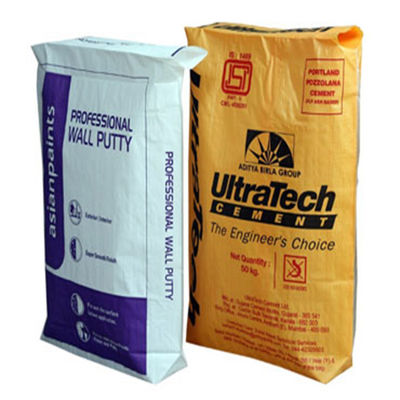 Os sacos de empacotamento 20KG 40KG 50KG PP do cimento vazio obstruem o saco inferior da válvula