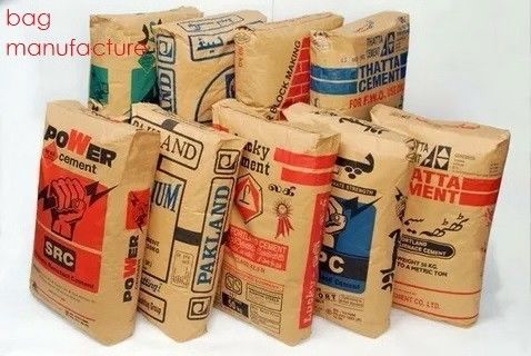 Polipropileno vazio os PP tecidos ensacam sacos de empacotamento do cimento de 40kg 50kg