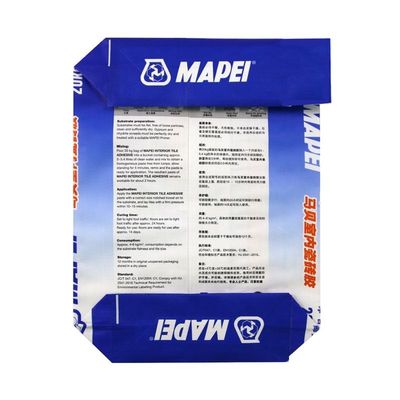 Saco plástico tecido PP inferior do cimento do saco 20kg 25kg 40kg 50kg da válvula do bloco