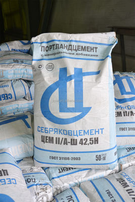 Deslocado imprimir sacos do cimento do papel de embalagem dos sacos 50kg do papel de 3 dobras personalizou