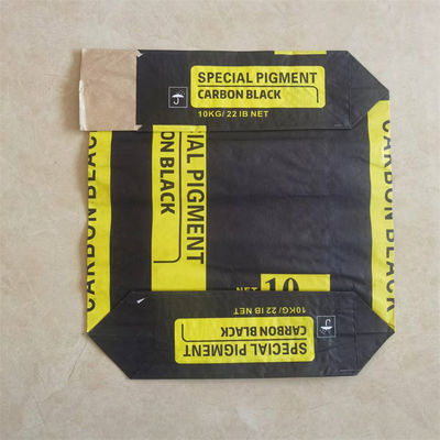 90gsm feito sob encomenda sacos vazios ISO14001 do cimento do papel de embalagem dos sacos de papel 50kg de 3 dobras