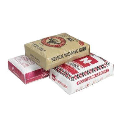 85GSM 50kg Saco de fundo quadrado Saco de cimento Saco de cimento vazio