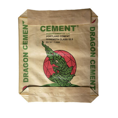 Venda quente Saco tecido Saco de cimento vazio Saco de válvula PP 25 kg 40 kg 50 kg Saco de cimento