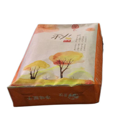 33x41x10cm 86GSM ((61+11+14) Saco de válvula de PP tecido com impressão Luxury Bopp para misturas secas