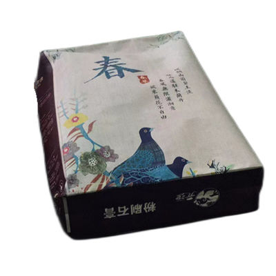 Impressão Bopp colorida Saco de válvula de tecido PP para misturas secas de 20 kg 25 kg 30 kg