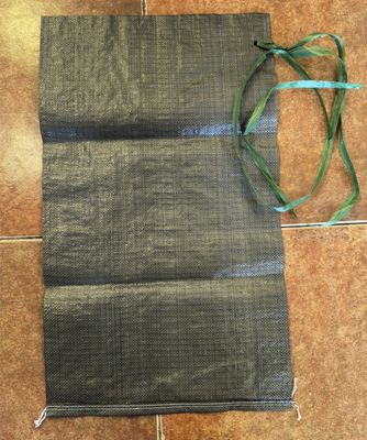 Resistente a UV 35x66cm 50LB Sacos de embalagem de areia Sacos de tecido PP vazios Fundos de costura reciclados