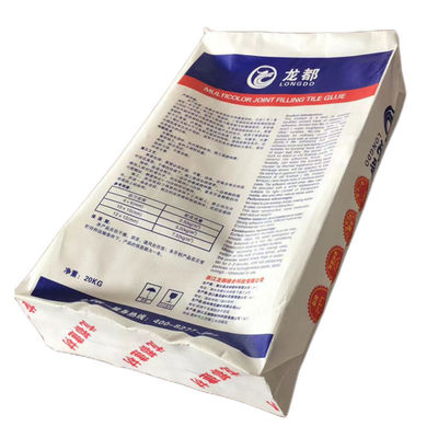 saco de empacotamento tecido BOPP plástico do material de construção dos sacos do esparadrapo da telha de 20kg 25kg