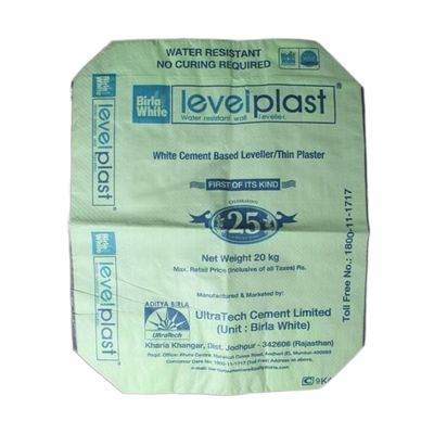 Saco de válvula de fundo de bloco vazio para cimento 20kg 25kg 40kg 50kg Material PP Imprimir 1-4 cores por lado