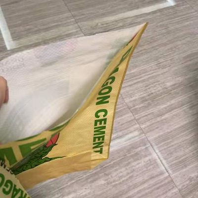 25 quilogramas 40 quilogramas 50 quilogramas tecidos o cimento da válvula dos PP ensaca o empacotamento industrial vazio da impressão de Flexo do saco