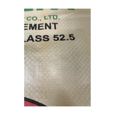 25 quilogramas 40 quilogramas 50 quilogramas tecidos o cimento da válvula dos PP ensaca o empacotamento industrial vazio da impressão de Flexo do saco