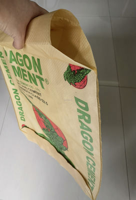 Sacos de válvulas de cimento de PP à prova de umidade multicoloridos de tecido poliéster 25 kg 40 kg 50 kg Embalagem