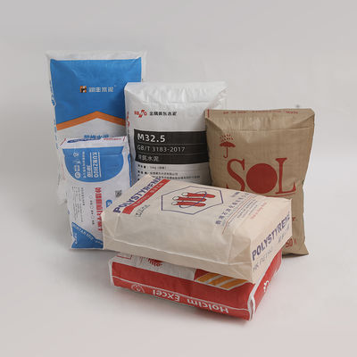 Saco de válvula de 50 kg para produtos químicos industriais Wpp Saco de cimento Portland