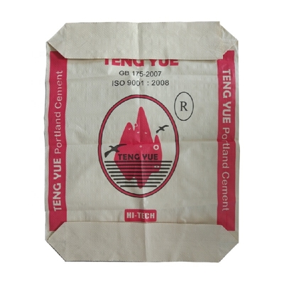 Saco de cimento tecido de 50 kg com prova de umidade da válvula ISO9001