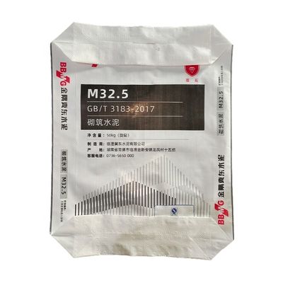 Saco de cimento de tecido de PP com válvula 25kg 50kg à prova de umidade