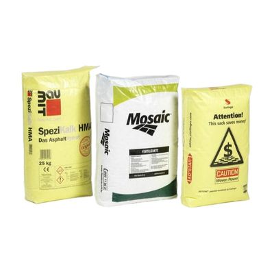 Saco de cimento de PP laminado à prova de umidade para impressão multicolor