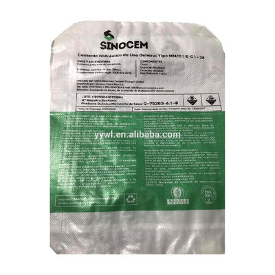 Saco de cimento valvulado de tecido PP 25KG 50KG à prova de umidade ISO9001