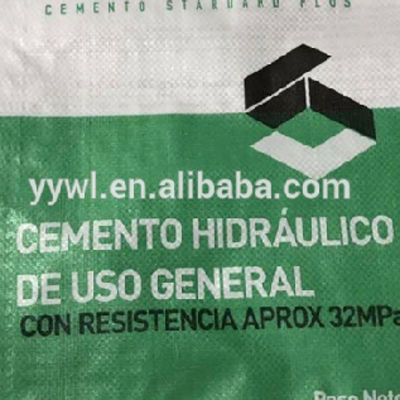 Saco de cimento valvulado de tecido PP 25KG 50KG à prova de umidade ISO9001