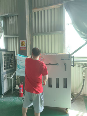 Saco de cimento tecido 80GSM PP 50kg auto-fechável à prova de umidade