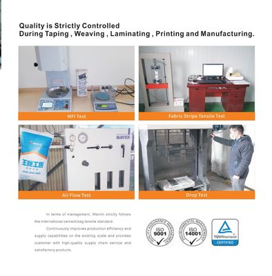 Saco de válvula de cimento de PP 50 kg à prova de umidade Certificado ISO