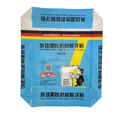 Saco de válvula de PP de 20 kg a 25 kg com impressão BOPP para adesivo de azulejos
