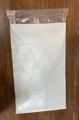 Sacos de embalagem duráveis de tecido em PP, com parte superior aberta, parte inferior costurada, para cimento e outros produtos em pó de misturas secas