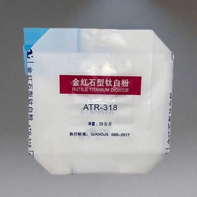 Sacos de válvulas de PE pesados de 25 kg para preto de carbono com válvula inserida