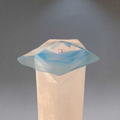 Sacos de válvulas de PE pesados de 25 kg para preto de carbono com válvula inserida