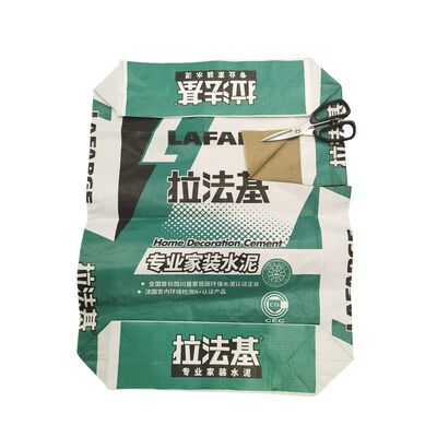 PP/saco de válvula de papel à prova de super-umidade para embalagens de cimento