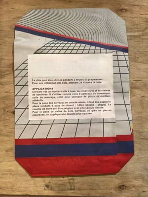 Saco valvulado de papel de 2 camadas de 90GSM com fundo bloco para embalagem de cimento de 50kg