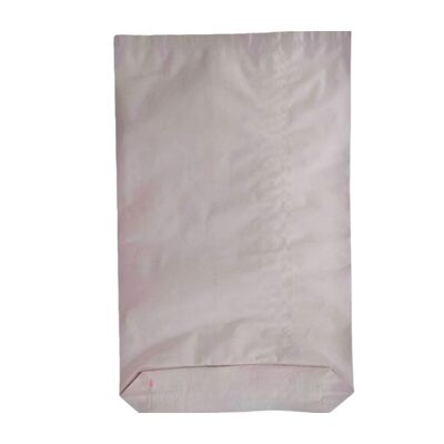 Saco de Papel Kraft com Fundo Quadrado e Boca Aberta Personalizável para Embalagem de Pó de Dolomita