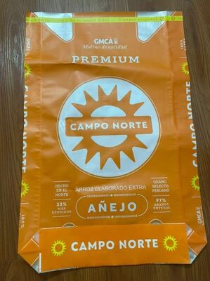 Saco de PP Tecido Laminado BOPP para Arroz 20KG 25KG 50KG