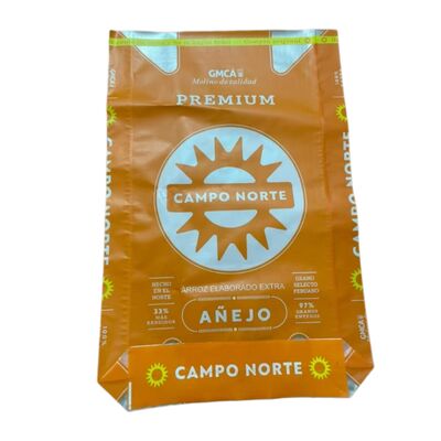 Saco de PP Tecido Laminado BOPP para Arroz 20KG 25KG 50KG