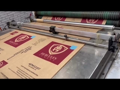 Bolsas de cimento impermeáveis de papel Kraft Multiwall personalizadas com adesivo