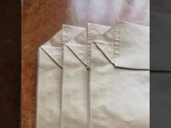 A areia tecida branca do polipropileno ensaca a reciclagem dos sacos vazios 50KG do cascalho