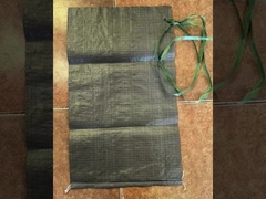 Sacos de embalagem de areia 35x66cm 50LB Sacos de tecido PP vazios Fim de costura reciclado